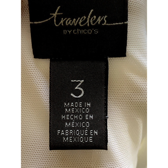 NWT Chico's Travelers Cara tank, winter drift,  3(16/18), minimalist, basics - Picture 5 of 6